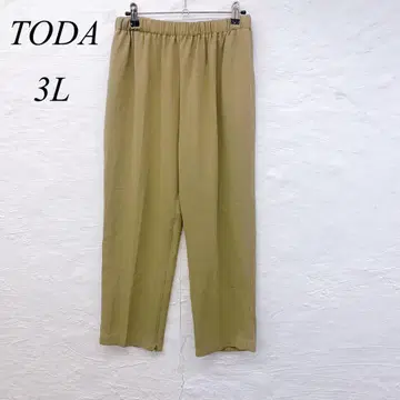 e5590 [토다] 테이퍼드 재활 팬츠 3L 베이지 신축 허리밴딩