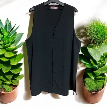 SHISENDO TS COLLECTION 블랙 슬리브리스 베스트