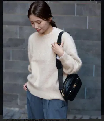 [ 새상품 ] JOURNAL STANDARD 폭스 알파카 퍼 풀오버