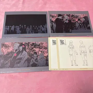 NARUTO 제일복권 비주얼 시트 5장 세트