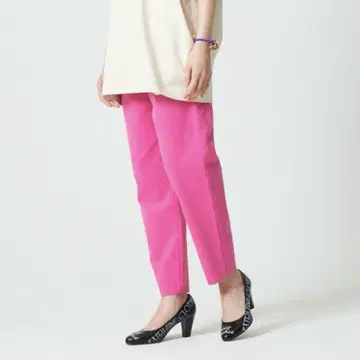 시어터 프로덕츠 휘트니 코튼 팬츠 핑크 프리 사이즈