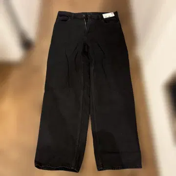 UNIQLO 와이드 스트레이트 청바지 31 다크 그레이