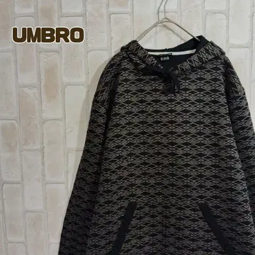 엄브로 UMBRO 후드티 풀오버 올 패턴 레어