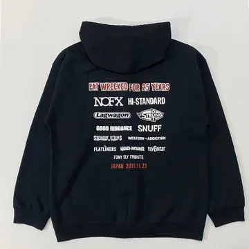 FAT WRECKED FOR 2015 집업 후드티 블랙 L