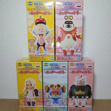 원피스 월드 컬렉션 에그 헤드 5점 #화이트 베어 피규어