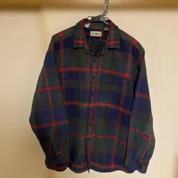 L.L. BEAN 샤모어 체크 셔츠 90s 자메이카 제조