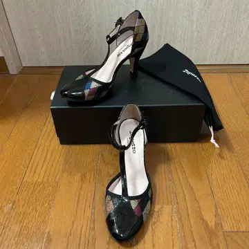 Impress 아가일 무늬 펌프스 8cm 힐