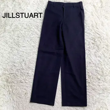 JILLSTUART 블랙 컬러 울 슬랙스