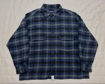 DESCENDANT VANNING PLAID LS SHIRT M 사이즈