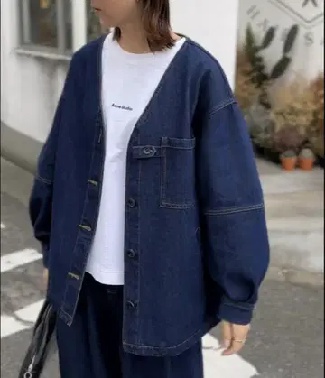 FASHIRU x ARULLE 콜라보 데님 자켓 인디고 L