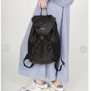 emmi 패커블 백팩 블랙