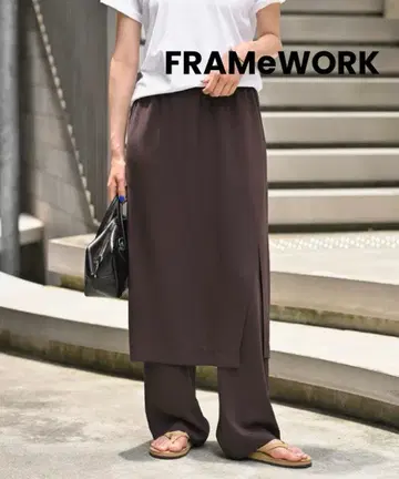FRAMeWORK 프레임워크 멜란지 트윌 레이어드 하의