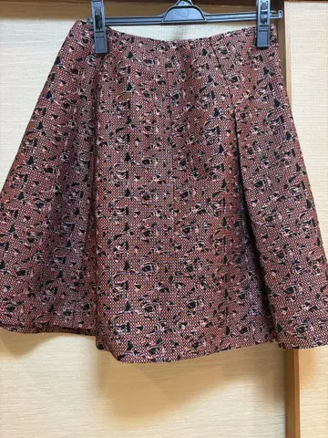 JILSANDER NAVY 자카드 스커트