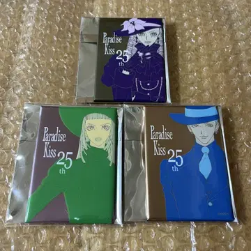Paradise Kiss 파라키스 스퀘어 캔뱃지 보라색 조지 이사벨라