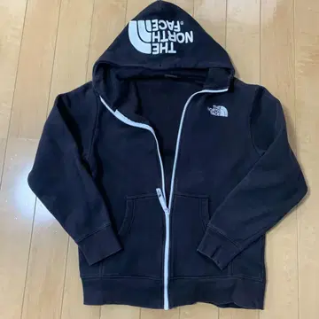 THE NORTH FACE 블랙 후드티 풀 집업