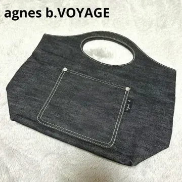 [ 레어 ] agnes b.VOYAGE 에네스베 핸드백 데님