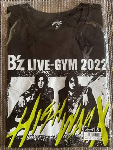 B'z LIVE-GYM 2022 파이널 티셔츠 블랙 S 사이즈