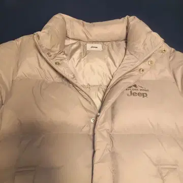 Jeep 그레이 다운 자켓