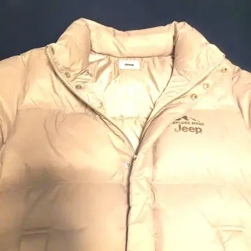 Jeep 그레이 다운 자켓