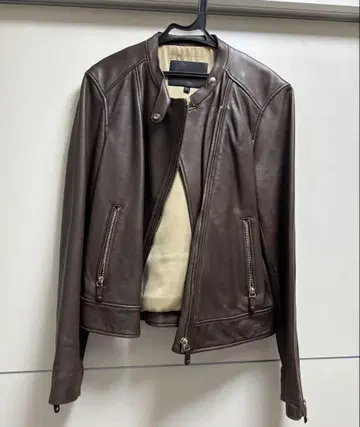 Massimo Dutti 가죽 자켓 브라운 ZARA