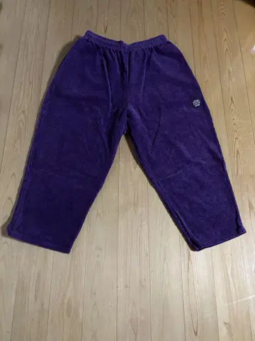 GRIND LODGE VOIRY 퍼플 코듀로이 와이드 팬츠