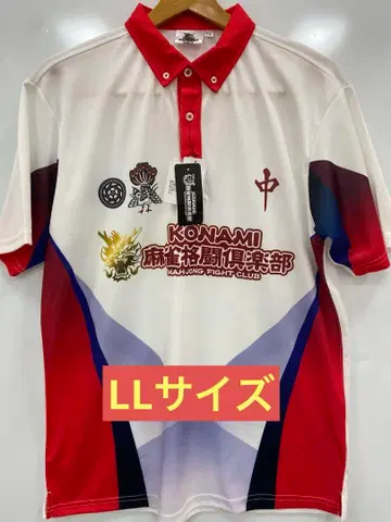 마작 격투 구락부 M리그 유니폼 피케 셔츠 T셔츠 LL 사이즈