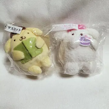 산리오 복권 폼폼푸딩 미니 봉제 인형 마카롱