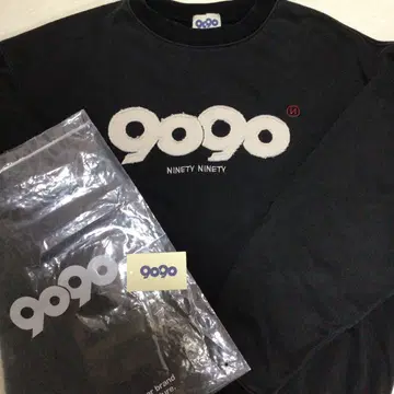 9090 OG 로고 패치드 크루넥 스웨트