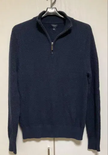 J.CREW 다크 블루 니트 스웨터 M 면
