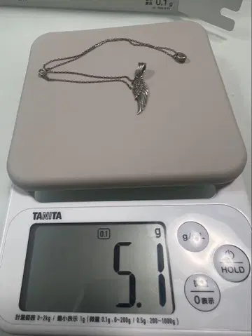 깃털 모티브 목걸이 5.1g 925