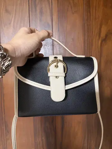 숄더백 블랙/아이보리