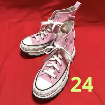 [ 새상품 미사용 ] 올스타 한정판 트렉 웨이브 하이컷 핑크 24