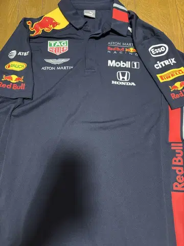 레드불 레이싱 피케 셔츠 L 사이즈