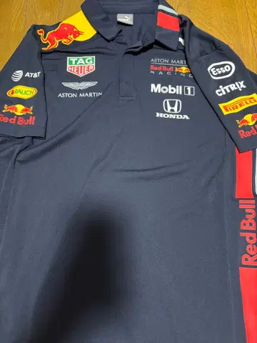 레드불 레이싱 피케 셔츠 L 사이즈