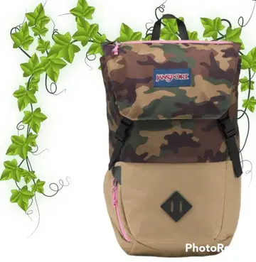 잔스포츠 JANSPORT 백팩 백 카모플라쥬 A4 출퇴근 통학