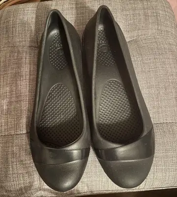 crocs 플랫슈즈 블랙 25
