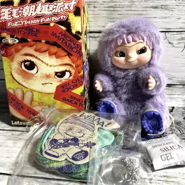 와쿠쿠 FUZZY TRENDY FUN PARTY 퍼플