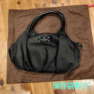 케이트 스페이드 블랙 나일론 핸드백 케이트 스페이드