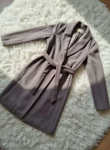 UNITED ARROWS 숄 랩 롱 코트 롱 코트