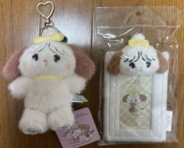 mikko 미코 수플레 봉제 인형 키링 봉제 인형 트레이딩 카드 케이스