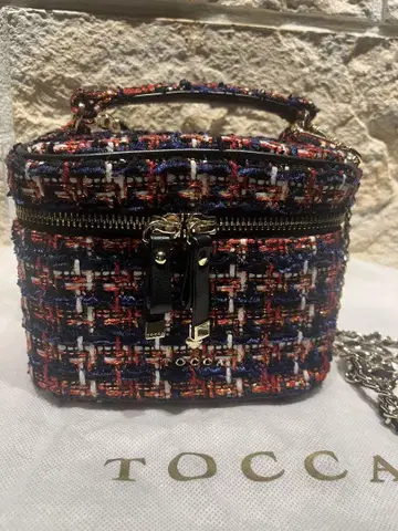 TOCCA PILJ TANITY BAG 레드 트위드