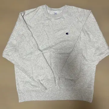 챔피온 크루넥 맨투맨 셔츠 그레이 XL 남성용
