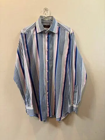 ETRO 스트라이프 긴팔 셔츠