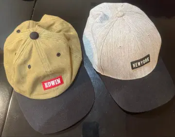 EDWIN & NEW YORK 캡 2세트