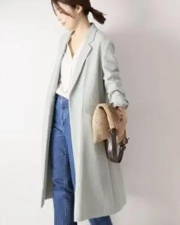 Spick & Span 그린 체스터 코트