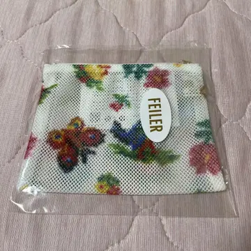 미사용 새상품 FEILER 메쉬 파우치 하이디 S 사이즈