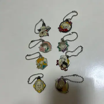 이누야샤 키링 거울 속 몽환성 메탈 키링