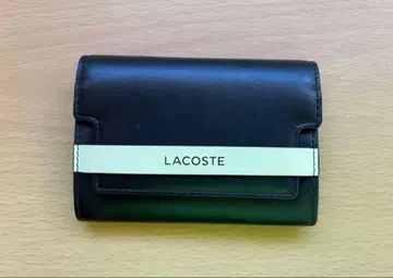 LACOSTE 라코스테 가죽 카드 케이스 블랙