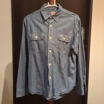 [ 새상품급 ] 슈가케인 샴브레이 셔츠 M