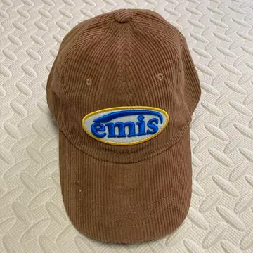 emis 브라운 코듀로이 야구 모자